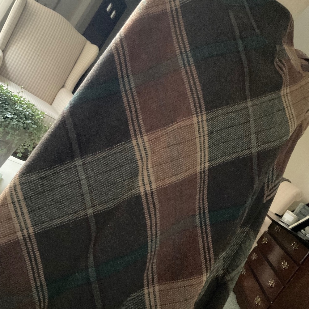 Ralph Lauren Brown Plaid Skirt, size 12 - Picture 3 of 6